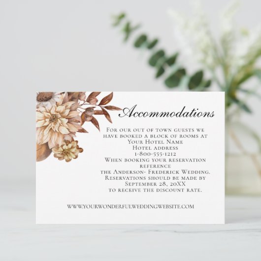 秋秋葉フローラの結婚宿泊施設 エンクロージャーカード (スタンド正面)