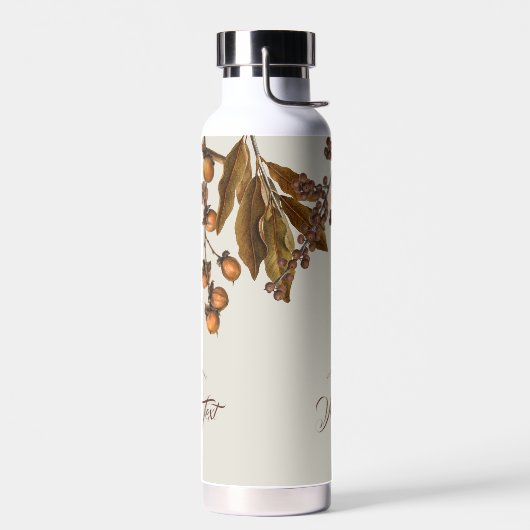 秋秋葉葉文字カスタム ウォーターボトル (左面)