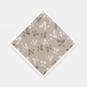 秋秋葉葉茶色 スタンダードランチョンナプキン (角)