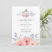 秋秋赤面ピンクローゼズカボチャフローラ セーブザデート (スタンド正面)