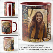 秋秋2屋外ハイキング写真テンプレート021 マグカップ