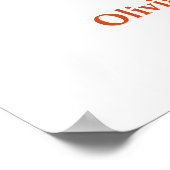 秋秋Aベビーは赤ちゃんシャワー歓迎 ポスター (角)