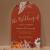 秋秋QRコード植物性テラコッタ結婚ズ 招待状