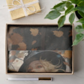 秋紅葉かわいらしガールハーベストデクページ 薄葉紙 (ギフト)