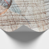 秋紅葉オーク材 ラッピングペーパー (角)