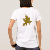 秋紅葉カボチャ Tシャツ (裏面)