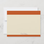 秋紅葉ノートカード 招待状 (裏面)