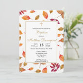 秋紅葉バプテスマ 招待状 (スタンド正面)