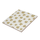 秋紅葉パターン。ファームハウスセラミックタイル タイル (側面)