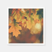秋紅葉パーティー飲料ナプキン スタンダードカクテルナプキン (正面)