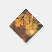秋紅葉パーティー飲料ナプキン スタンダードカクテルナプキン (角)