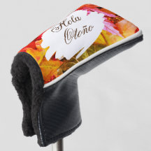 秋紅葉ブラウングリーンオレンジゴルファー恋人