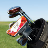 秋紅葉ブラウングリーンオレンジゴルファー恋人 ゴルフヘッドカバー (インサイチュ)