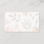 秋紅葉ベビー秋 エンクロージャーカード (裏面)