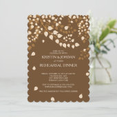 秋紅葉モダンリハーサルディナー 招待状 (スタンド正面)