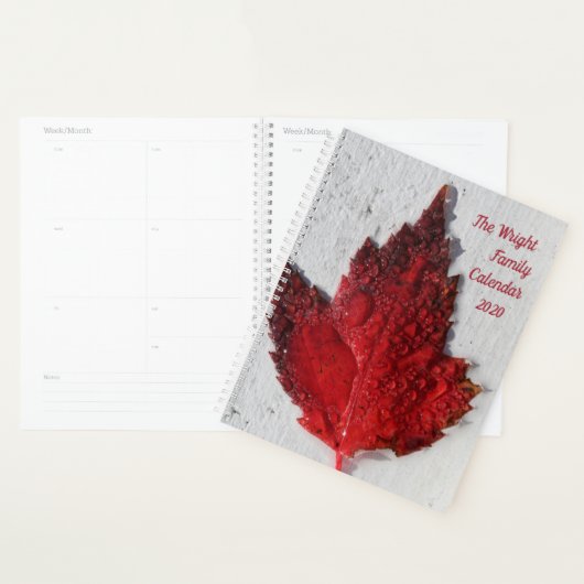 秋紅葉家 プランナー手帳 (ディスプレー)