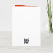 秋紅葉感謝祭センターピースカード カード (裏面)