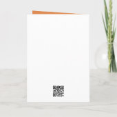 秋紅葉感謝祭センターピースカード カード (裏面)