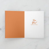 秋紅葉感謝祭センターピースカード カード (内部)