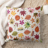 秋紅葉感謝祭ハーベストパターン クッション (ブランケット)