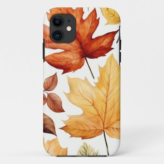 秋紅葉抽象芸術 Case-Mate iPhoneケース (裏面)