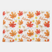 秋紅葉紅葉 キッチンタオル (横)