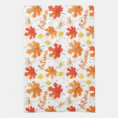 秋紅葉紅葉 キッチンタオル (縦)