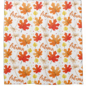 秋紅葉紅葉 シャワーカーテン (正面)