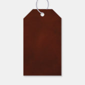 秋紅葉素朴カントリーウェディングウェルカム ギフトタグ (裏面)