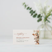 秋紅葉素朴カントリーボ結婚ーホズ エンクロージャーカード (スタンド正面)