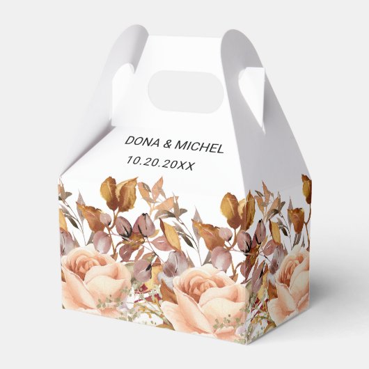 秋紅葉素朴カントリーボ結婚ーホズ フェイバーボックス (正面サイド)