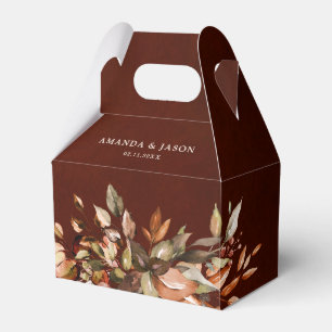 秋紅葉素朴カントリーボ結婚ーホズ フェイバーボックス