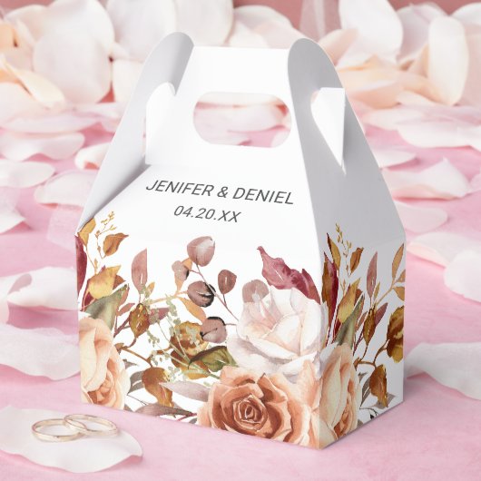 秋紅葉素朴カントリーボ結婚ーホズ フェイバーボックス (ウェディング)