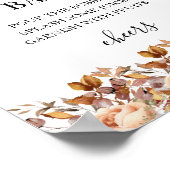 秋紅葉素朴カントリーボ結婚ーホズ ポスター (角)