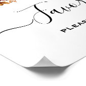 秋紅葉素朴カントリーボ結婚ーホズ ポスター (角)