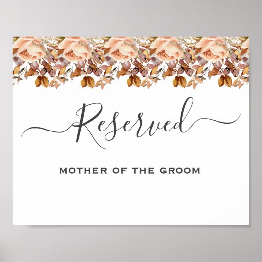 秋紅葉素朴カントリーボ結婚ーホズ ポスター (正面)