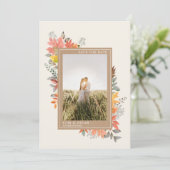 秋紅葉結婚の葉の写真 セーブザデート (スタンド正面)