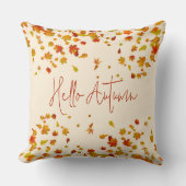 秋紅葉葉装飾用クッション クッション (正面)