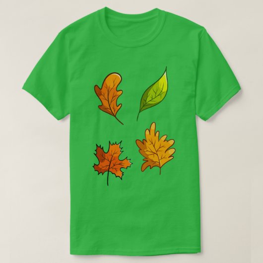 秋紅葉1 Tシャツ (デザイン正面)