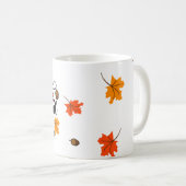 秋紅葉🍁 コーヒーマグカップ (正面右)