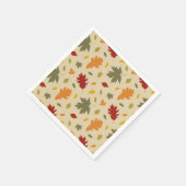 秋紅葉 スタンダードカクテルナプキン (角)