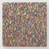 秋紅葉 ストーンコースター (正面)