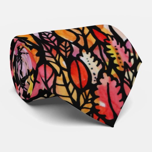 秋紅葉 ネクタイ (ロール)