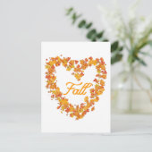 秋紅葉 ポストカード (スタンド正面)