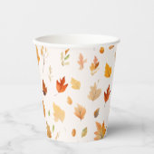 秋紅葉 | 紙コップ (正面)