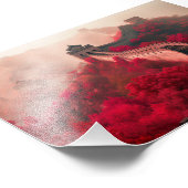 秋素晴らしの中国の壁 – 風光明媚な赤 フォトプリント            (角)