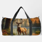 秋素晴らしの海で12ポイントのバック ダッフルバッグ (裏面)