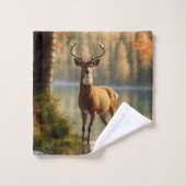 秋素晴らしの海で12ポイントのバック バスタオルセット (ウォッシュタオル)