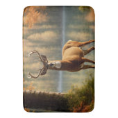 秋素晴らしの海で12ポイントのバック バスマット (正面縦)