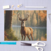 秋素晴らしの海で12ポイントのバック 薄葉紙 (クラフト)